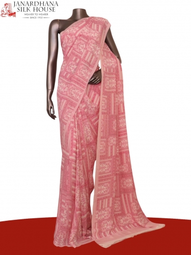 Floral  Pure Crepe Silk Saree